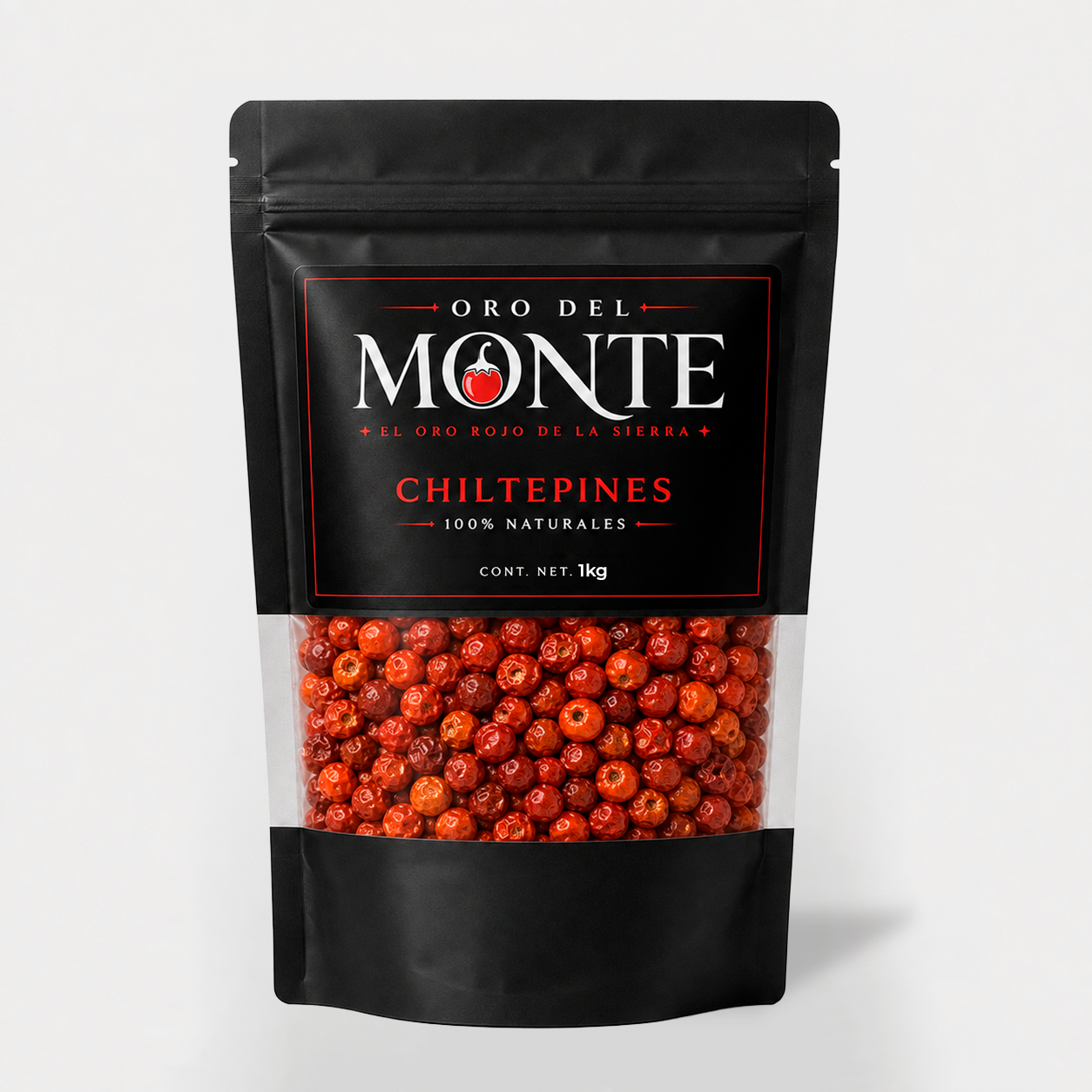 Chiltepín Rojo Premium de Sonora — 1 kg