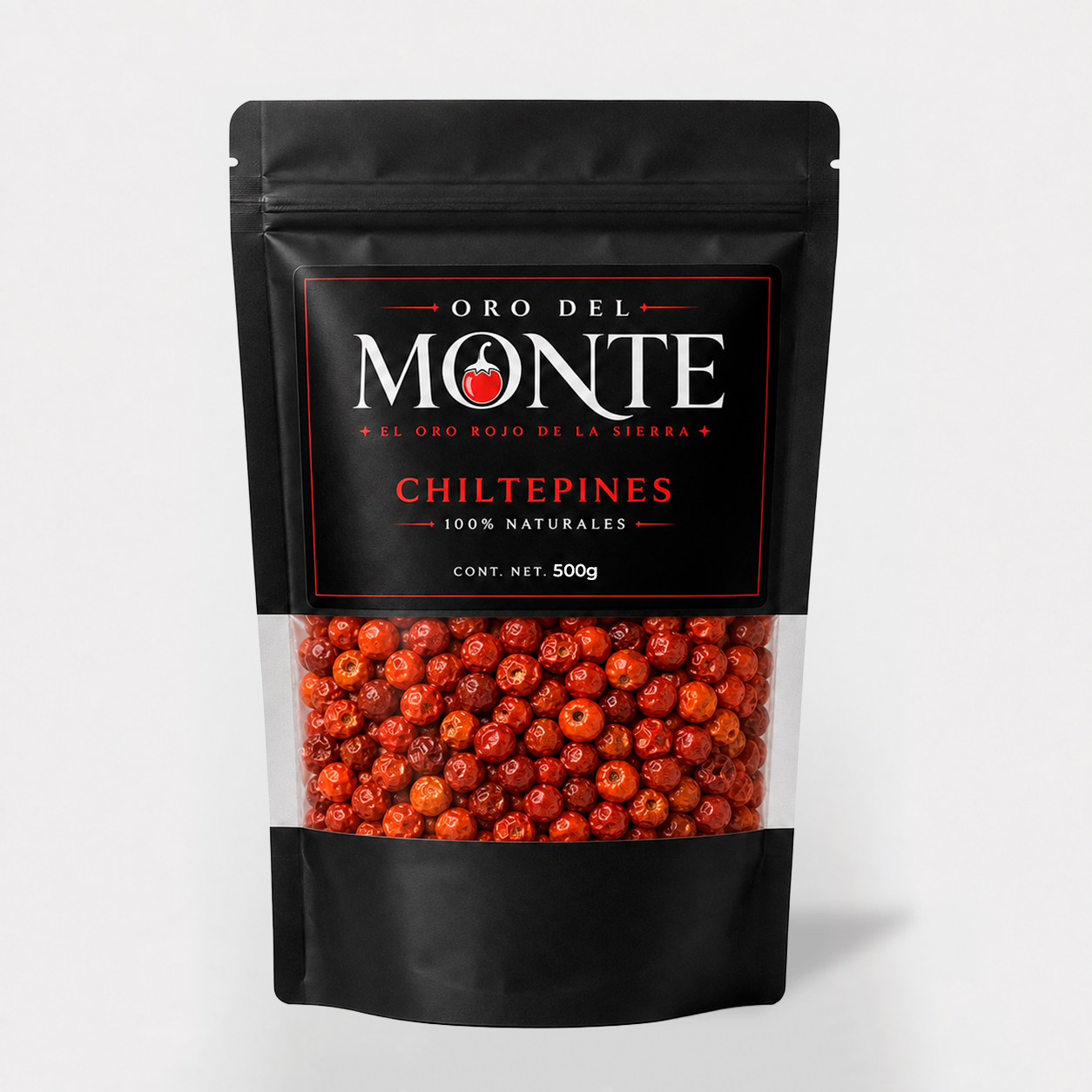 Chiltepín Rojo Premium de Sonora — 500 g