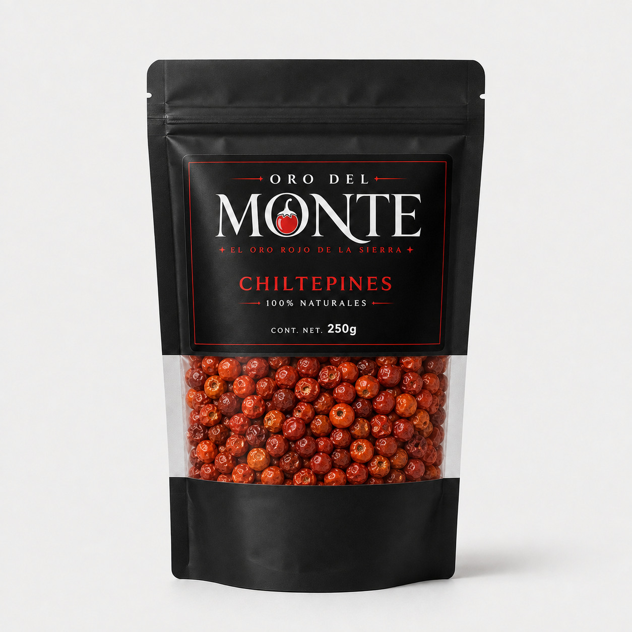CHILTEPIN ROJO PREMIUM ‒ 250 GRAMOS