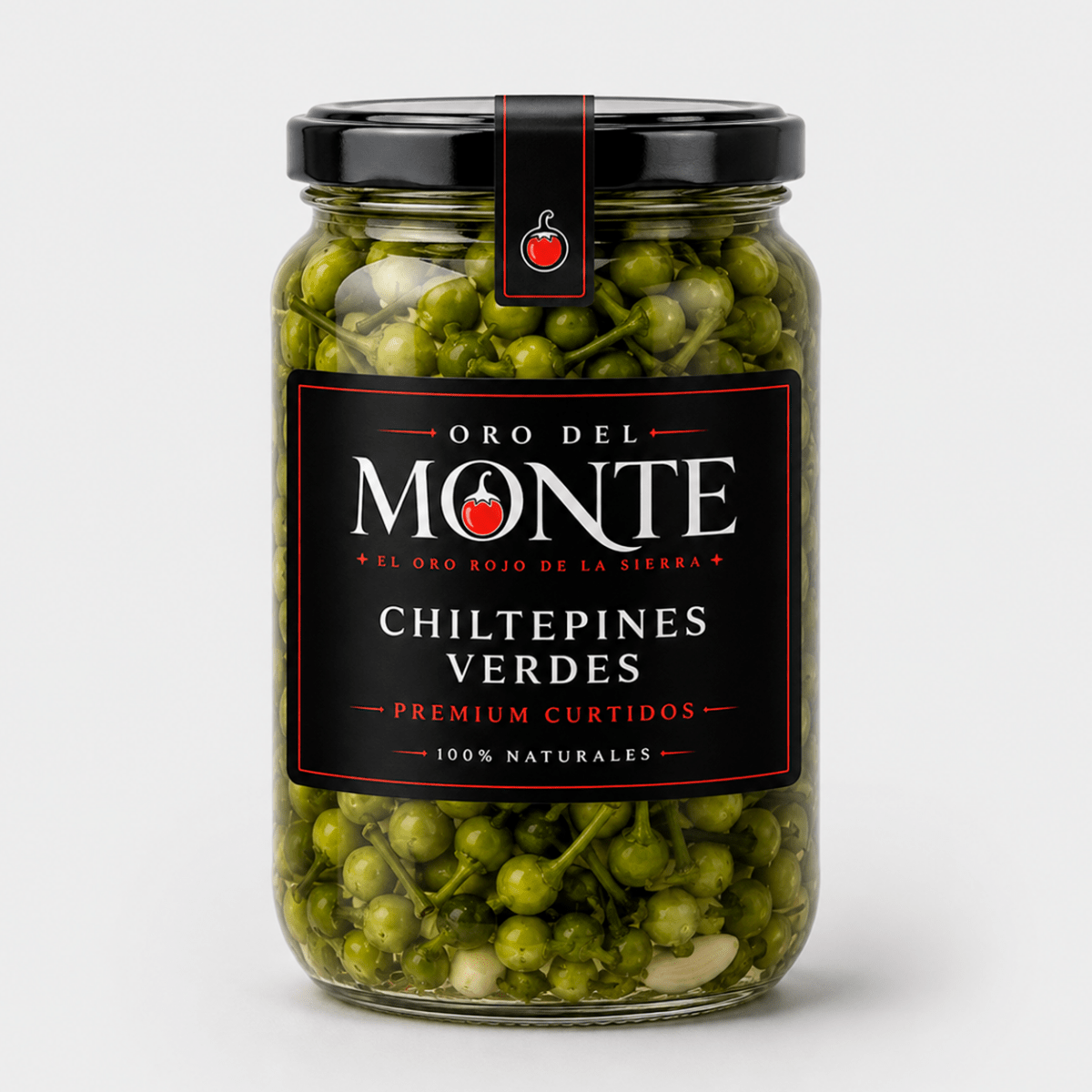 Chiltepín Verde Curtido de Sonora - Oro Del Monte